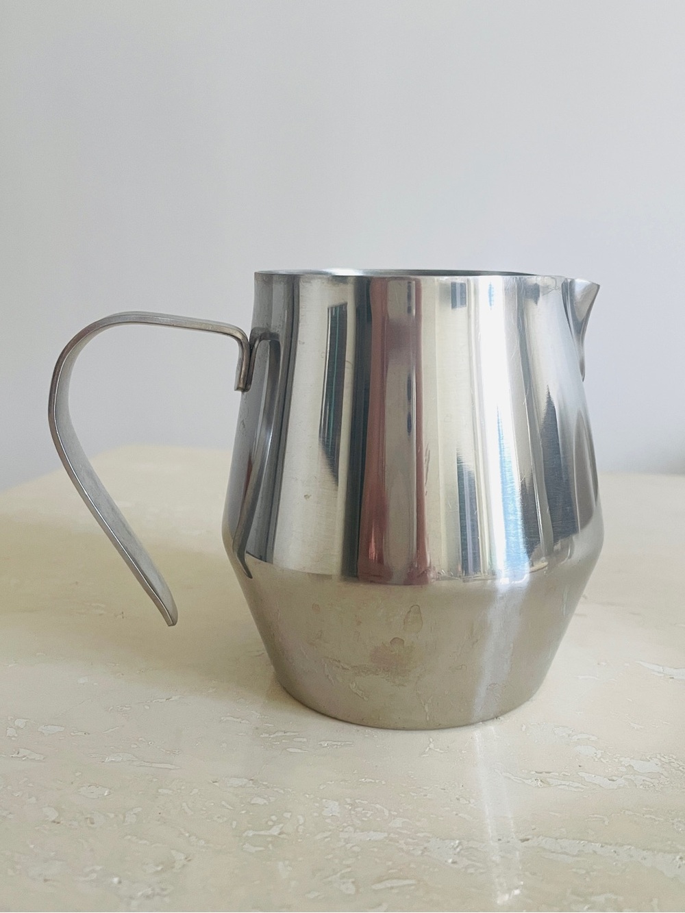 16 oz Milk Steamer Frother Pitcher Handle Stainless Steel Coffee Shop Latte Art